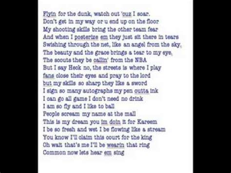 best basketball rap lyrics|10 Greatest Basketball Rap Songs of All Time .